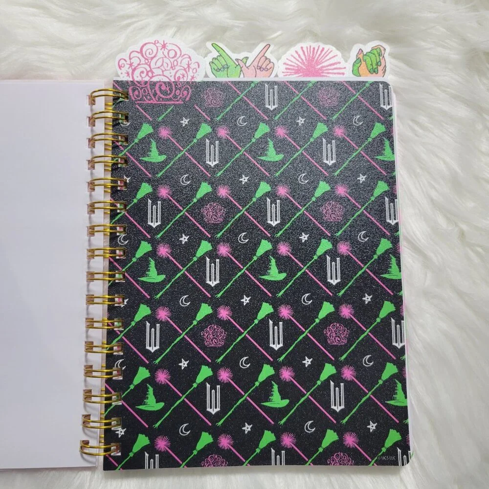 Wicked Glinda Tabbed Spiral Notebook